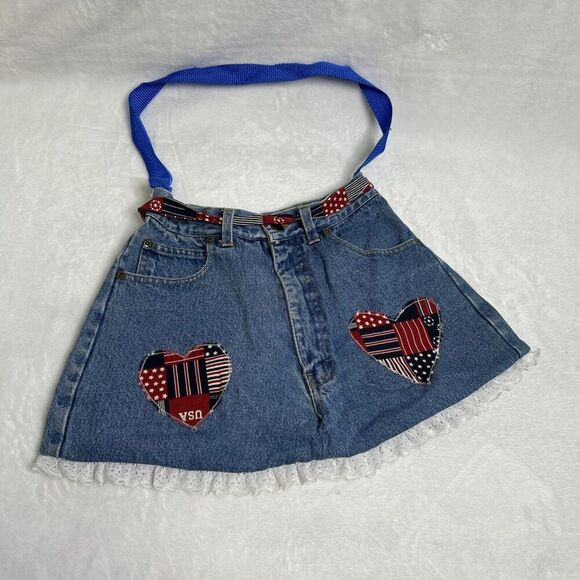 Eddie Bauer Custom Made Denim Bag - Picture 1 of 10